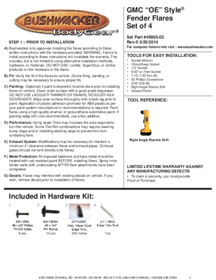 Installation Manual